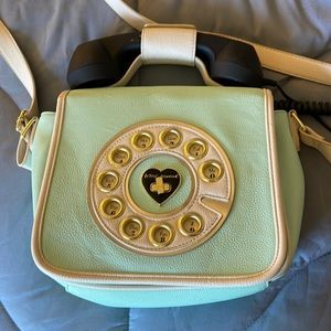 Betsey Johnson Novelty Telephone Crossbody
